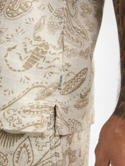 Petrol Industries Heren overhemd m-1060-sis411 0112 seashell Beige - L