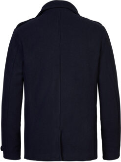 Petrol Industries Heren Peacoat Jas Chequamegon - Blauw - 2XL