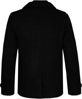 Petrol Industries Heren Peacoat Jas Chequamegon - Zwart