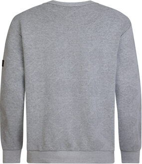 Petrol Industries Heren Plus Size Casual Sweater Leadville - Grijs - maat Lichtgrijs