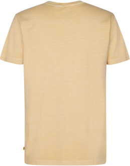 Petrol Industries Heren Pocket T-shirt Key - Geel - maat XL