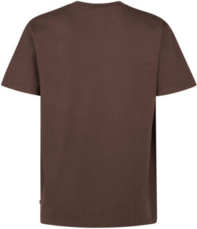 Petrol Industries Heren Relaxed T-shirt Sand Creek - Bruin - maat L