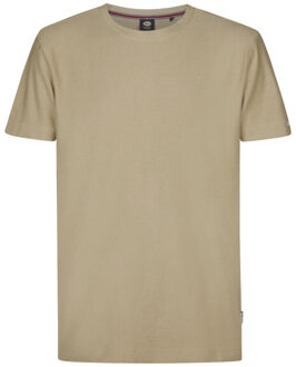 Petrol Industries Heren shirt m-1060-tsr617 7130 light tan - maat L Bruin
