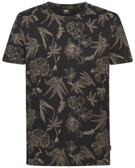 Petrol Industries Heren shirt m-1060-tsr618 9999 black - maat L Zwart