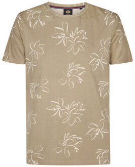 Petrol Industries Heren shirt m-1060-tsr652 7130 light tan Beige