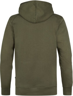 Petrol Industries Heren Sportieve Logo Hoodie Traverse - Groen
