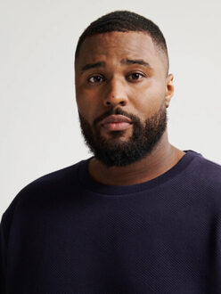 Petrol Industries Heren sweater m-3050-swr3100 5092 royal navy Blauw - 4XL