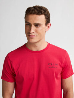 Petrol Industries Heren t-shirt- m-3050-tsr603 3173 bullseye Rood - XXL