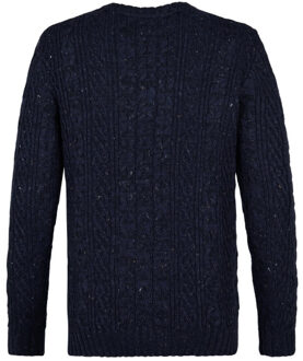 Petrol Industries Heren trui- m-3050-kwr247 5090 deep capri Blauw - L
