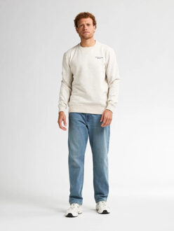 Petrol Industries Heren trui- m-3050-swr346 0009 antique white melee - maat XXL Grijs