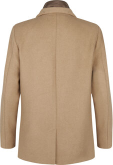 Petrol Industries Heren Wollen Jas Kickapoo - Bruin - maat 3XL