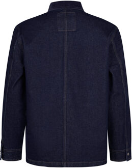 Petrol Industries Heren Worker Denim Jas Baraboo - Blauw