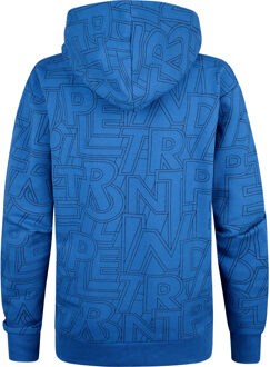 Petrol Industries Jongens All-over Print Hoodie Oceana - Blauw - maat