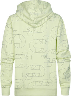 Petrol Industries Jongens All-over Print Hoodie Sandalwood - Groen - maat