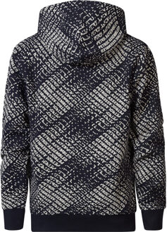 Petrol Industries Jongens All-over Print Hoodie Shaktoolik - Blauw - maat