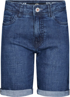 Petrol Industries Jongens Bassano Denim Short Teal - Blauw - 6J / 116cm