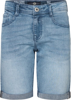Petrol Industries Jongens Bullseye Denim Short Teak - Blauw