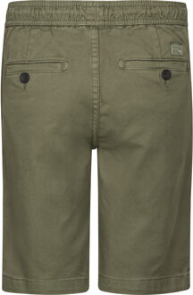 Petrol Industries Jongens Chino Short met Trekkoord Marco - Groen - 8J / 128cm