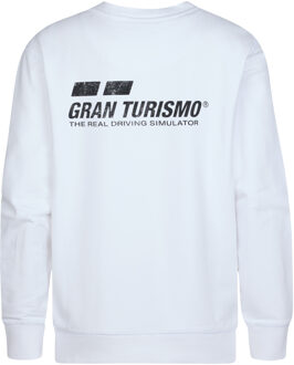 Petrol Industries Jongens Comfortabele Sweater Gran Turismo Velocity - Wit - maat 8J / 128cm
