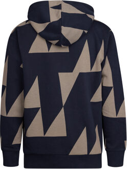 Petrol Industries Jongens Geometrische Hoodie Lassen - Blauw Navy - 4J / 104cm