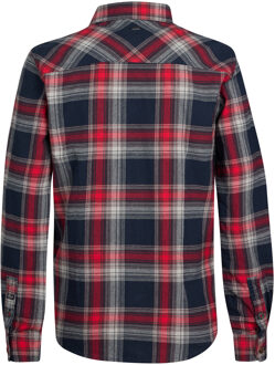 Petrol Industries Jongens Geruite Overhemd Tillamook - Rood - 12J / 152cm