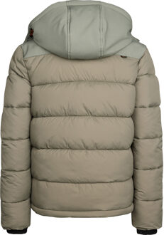 Petrol Industries Jongens Gevoerde Jas Wasatch - Groen - maat Steen