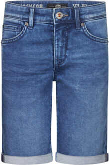 Petrol Industries Jongens Jackson Stretch Denim Short Valencia - Blauw