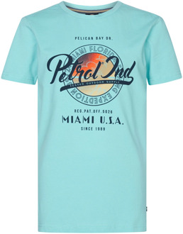 Petrol Industries jongens t-shirt Turquoise - 140