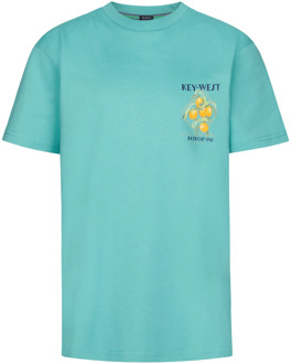 Petrol Industries jongens t-shirt Turquoise - 176