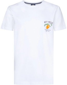 Petrol Industries jongens t-shirt Wit - 128