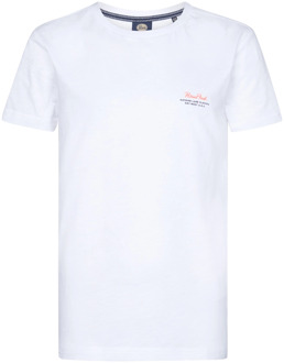 Petrol Industries jongens t-shirt Wit - 152