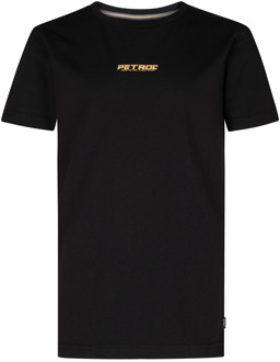 Petrol Industries jongens t-shirt Zwart - 128