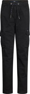 Petrol Industries Jongens Tapered Cargo Broek Snake - Zwart