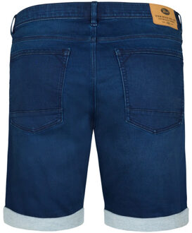 Petrol Industries Korte spijkerbroek m-1050-sho0010 5806 dark stone - maat 4XL Blauw