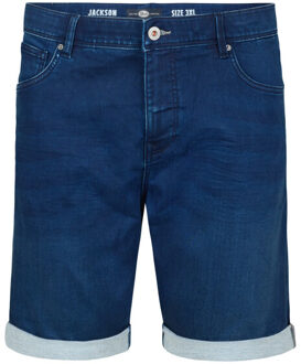 Petrol Industries Korte spijkerbroek m-1050-sho0010 5806 dark stone - maat XXXL Blauw