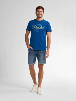 Petrol Industries Korte spijkerbroek m-1050-sho002 5850 vintage blue Blauw