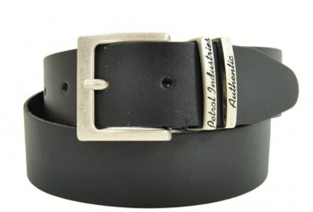 Petrol Industries leren riem Zwart - 85