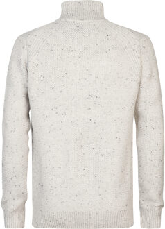 Petrol Industries M-3040-kwc226 knitwear collar off-white Wit