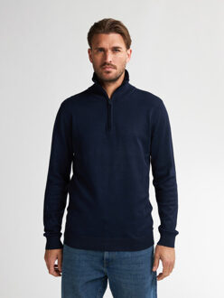 Petrol Industries men knitwear collar basic m-3050-kwc207 5092 royal Blauw - L