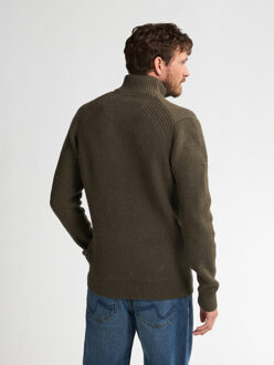 Petrol Industries men knitwear collar m-3050-kwc226 6088 army green Groen - XL