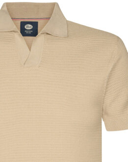 Petrol Industries Men knitwear polo zand - maat XL Ecru