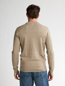 Petrol Industries Men knitwear round neck basic Beige - XXL
