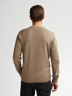Petrol Industries Men knitwear round neck basic camel Bruin