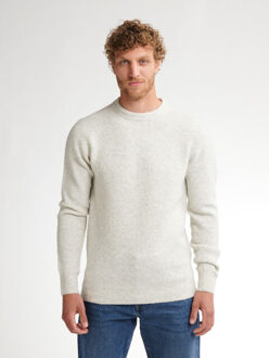 Petrol Industries men knitwear round neck basic m-3050-kwr291 0009 antique white melee Wit - L