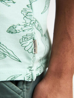 Petrol Industries Men polo short sleeve mint - maat XL Groen