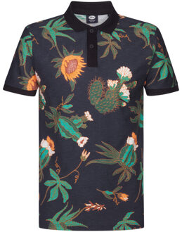 Petrol Industries Men polo short sleeve Zwart - XL