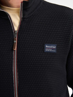 Petrol Industries Men sweater collar zip - Zwart - L