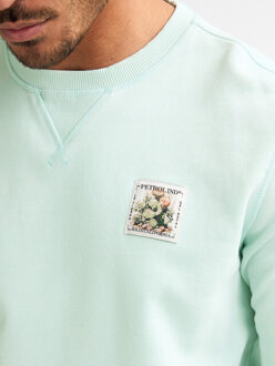 Petrol Industries Men sweater round neck - maat L Groen