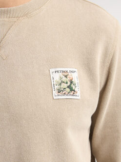 Petrol Industries Men sweater round neck - maat XXL Beige
