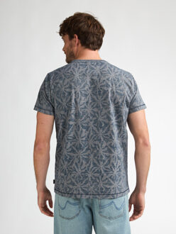 Petrol Industries Men t-shirt ss aop - maat L Blauw